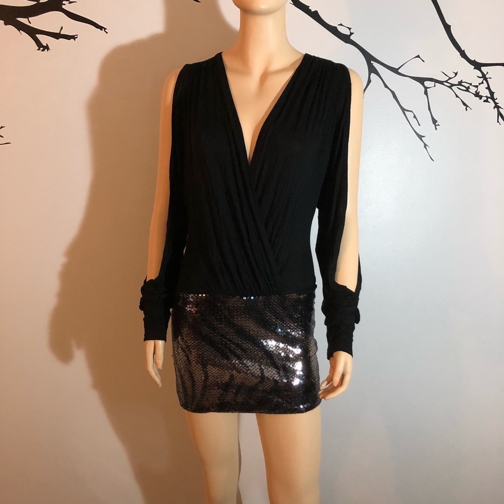 MANDEE Deep V Club Dress